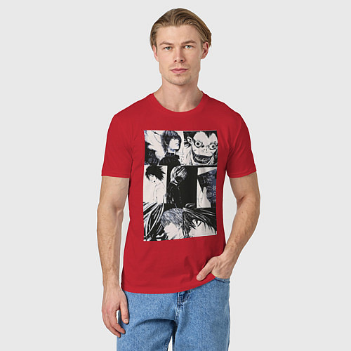 Мужская футболка Тетрадь смерти Рюк / Красный – фото 3