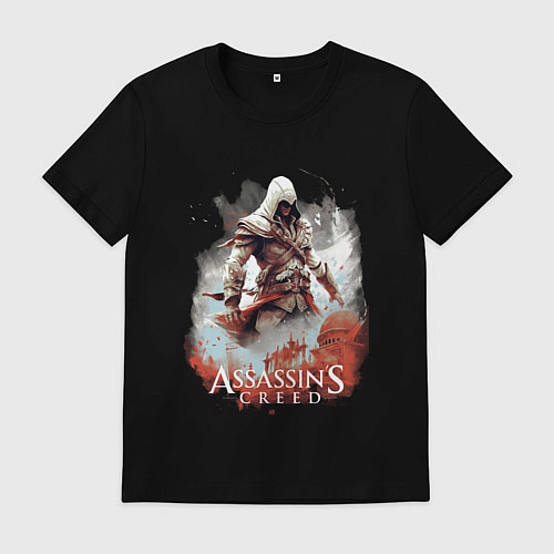 Мужская футболка Assassins creed poster / Черный – фото 1