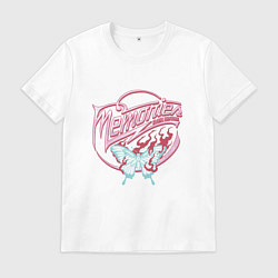 Футболка хлопковая мужская Воспоминания вместо сожаления, цвет: белый