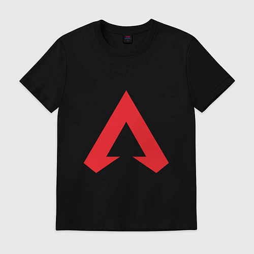 Мужская футболка Logo apex legends / Черный – фото 1