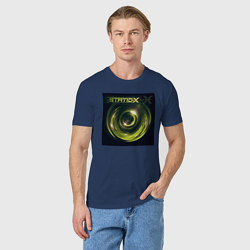 Мужская футболка Static-X - Shadow Zone / Тёмно-синий – фото 3