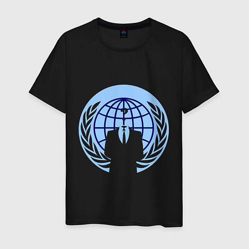 Мужская футболка Anonymous / Черный – фото 1
