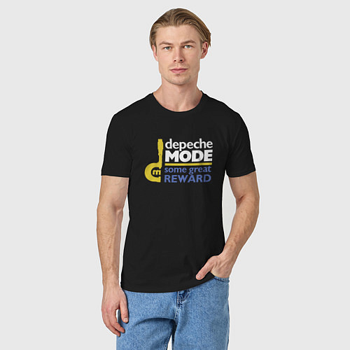 Мужская футболка Deepche Mode - Some great reward / Черный – фото 3