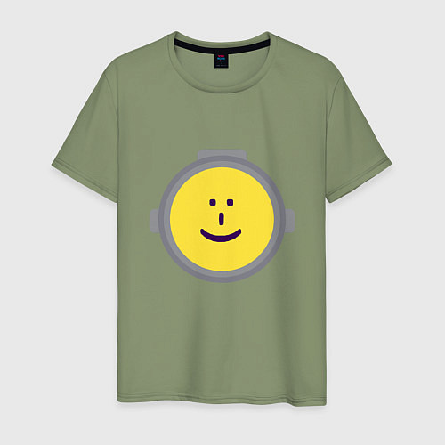 Мужская футболка Content Warning жёлтый / Авокадо – фото 1