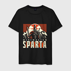 Футболка хлопковая мужская Sparta, цвет: черный