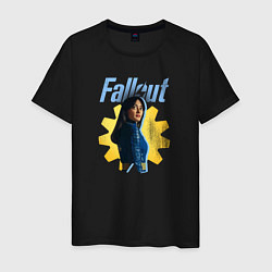 Футболка хлопковая мужская Lucy - Fallout, цвет: черный