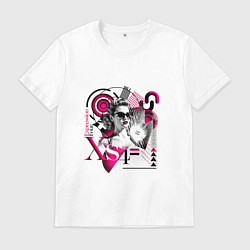 Футболка хлопковая мужская Expression Four, цвет: белый