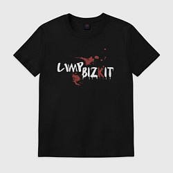 Футболка хлопковая мужская Limp Bizkit style, цвет: черный