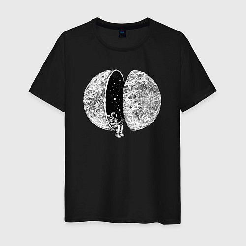 Мужская футболка Планета космоса / Черный – фото 1
