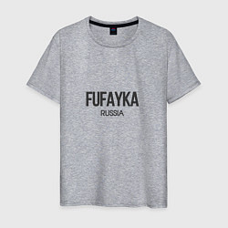 Футболка хлопковая мужская Fufayka, цвет: меланж