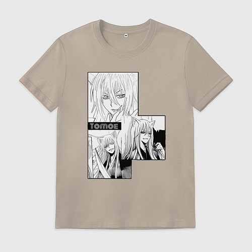 Мужская футболка Очень приятно Бог Томоэ / Миндальный – фото 1