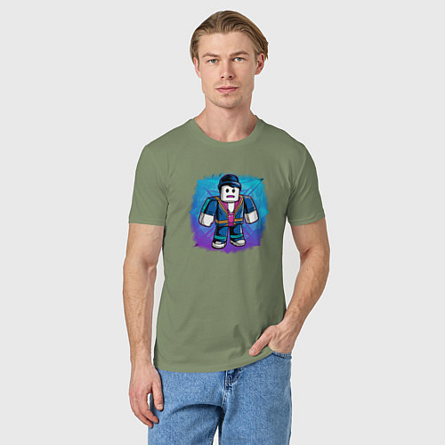 Мужская футболка Роблокс эмо / Авокадо – фото 3