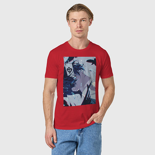 Мужская футболка Ванитас целитель / Красный – фото 3