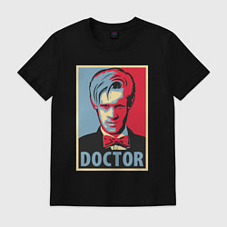 Футболка хлопковая мужская Doctor, цвет: черный