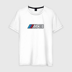 Футболка хлопковая мужская Amg logo, цвет: белый