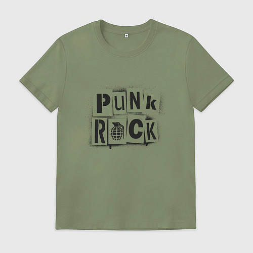 Мужская футболка Панк рок граффити / Авокадо – фото 1