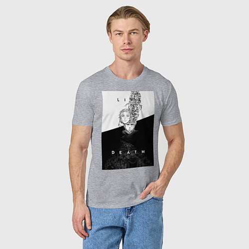 Мужская футболка Сага о Винланде Торфинн Кнуд / Меланж – фото 3