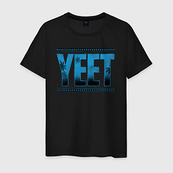 Футболка хлопковая мужская Jey Uso yeet wwe, цвет: черный