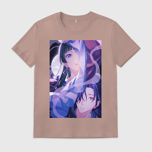 Мужская футболка Монолог фармацевта Маомао сыщик / Пыльно-розовый – фото 1