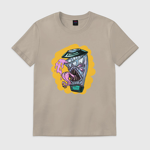 Мужская футболка Блендер-мимик / Миндальный – фото 1