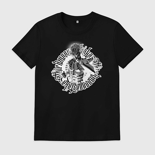 Мужская футболка Клинок рассекающий демонов - Аказа / Черный – фото 1