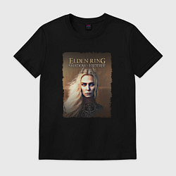 Футболка хлопковая мужская Elden ring - Shadow of the erdtree, цвет: черный