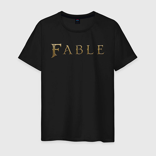 Мужская футболка Fable logo / Черный – фото 1