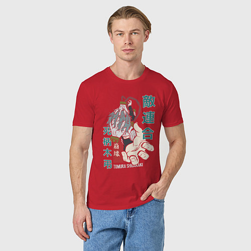 Мужская футболка Моя геройская академия Shigaraki Tomura / Красный – фото 3