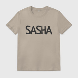 Футболка хлопковая мужская SASHA, цвет: миндальный