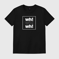 Футболка хлопковая мужская Wh production, цвет: черный