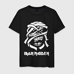 Футболка хлопковая мужская Eddie Iron Maiden, цвет: черный