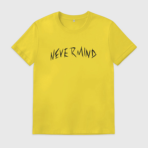 Мужская футболка BTS newer mind / Желтый – фото 1