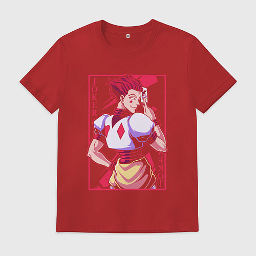 Мужская футболка Hunter x Hunter Hisoka Morow / Красный – фото 1