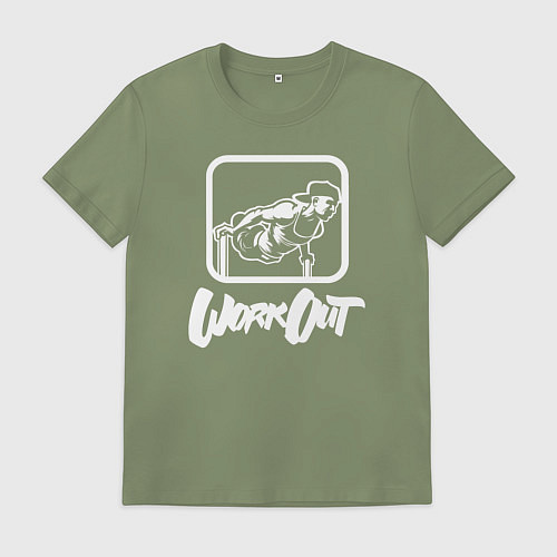 Мужская футболка Hannibal For King C1ke - Воркаут / Авокадо – фото 1