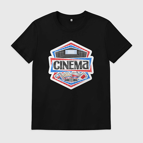 Мужская футболка Кинотеатр / Черный – фото 1