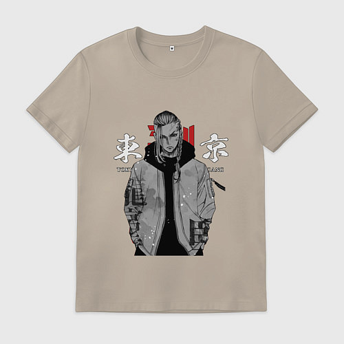 Мужская футболка Токийские мстители Рюгуджи Дракен / Миндальный – фото 1