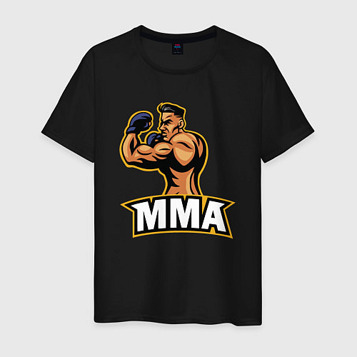 Мужская футболка Fighter MMA / Черный – фото 1