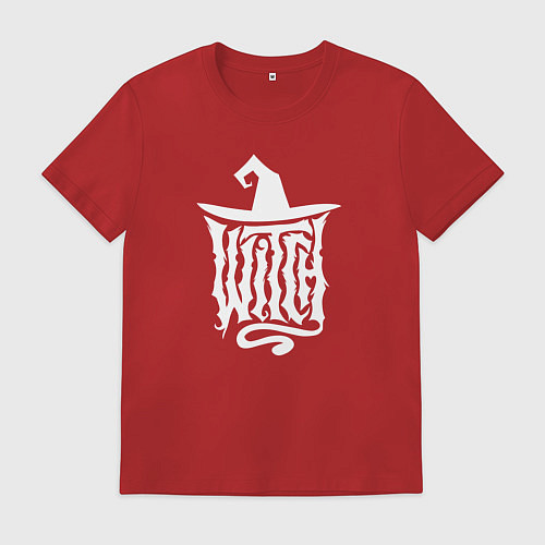 Мужская футболка Witch - hat / Красный – фото 1