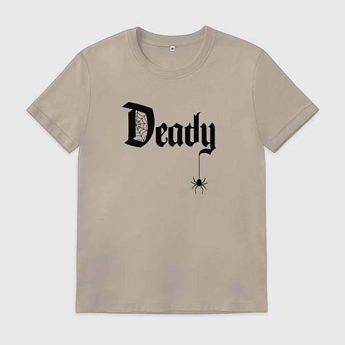 Мужская футболка Deady - папа на хэллоуин / Миндальный – фото 1