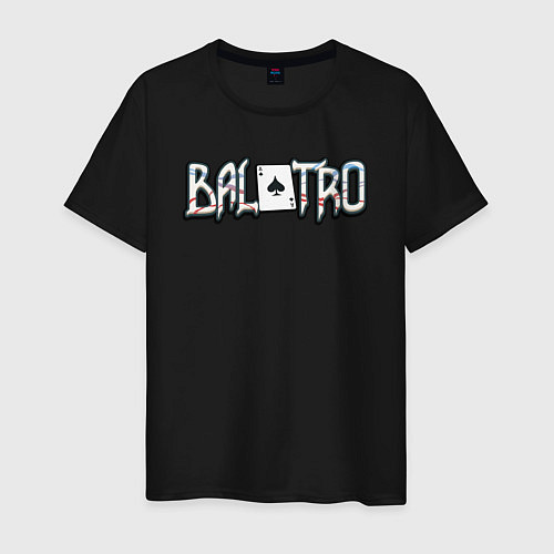 Мужская футболка Balatro logo / Черный – фото 1