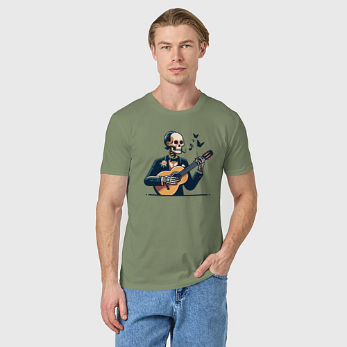 Мужская футболка Dead melody / Авокадо – фото 3