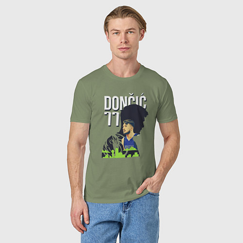 Мужская футболка Лука Дончич / Авокадо – фото 3