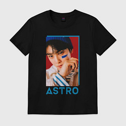Футболка хлопковая мужская Astro Ли Дон Мин, цвет: черный