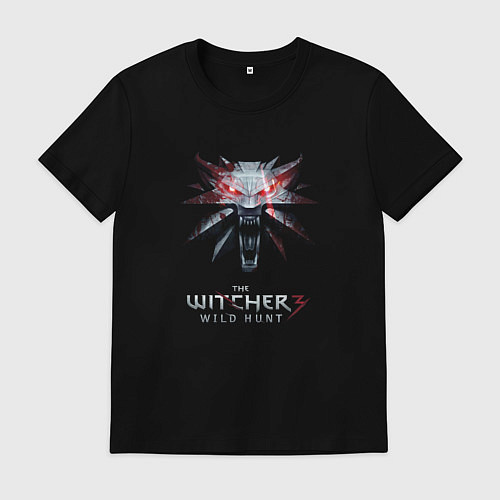 Мужская футболка The Witcher logo / Черный – фото 1
