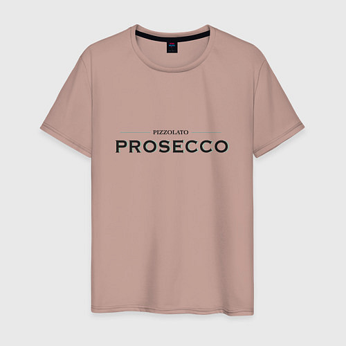 Мужская футболка Prosecco mood original / Пыльно-розовый – фото 1