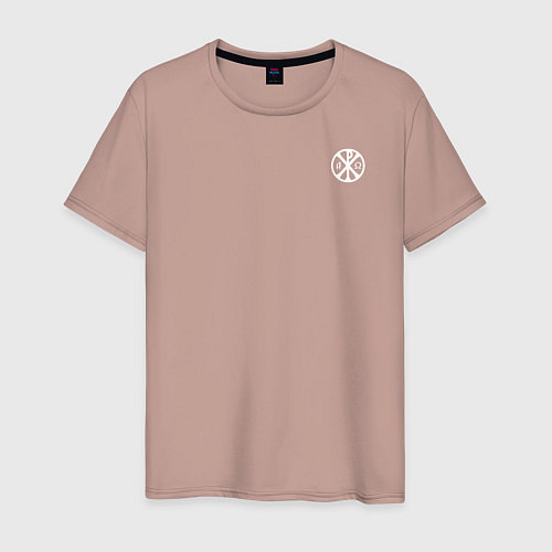 Мужская футболка Когда была свободна Русь то три копейки стоил гусь / Пыльно-розовый – фото 1