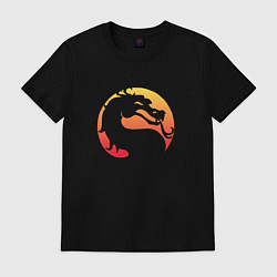 Футболка хлопковая мужская Mortal Kombat, цвет: черный