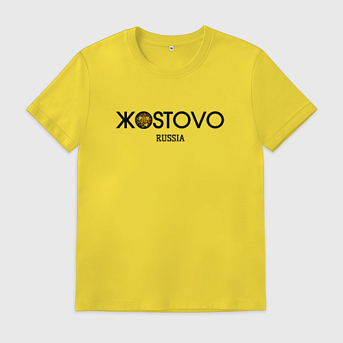 Мужская футболка Жостово / Желтый – фото 1