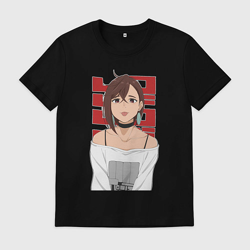 Мужская футболка Дандадан: Момо / Черный – фото 1