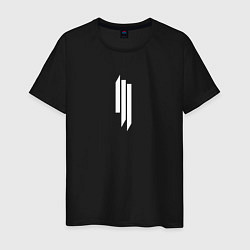 Футболка хлопковая мужская Skrillex - logo, цвет: черный